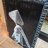 Artistic Black and White Lacquer Wall Art Set 3