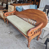 Plantation Scroll-Arm bench