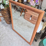 Large Wooden Mirror with Frame