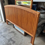 Vintage Rattan Headboard king