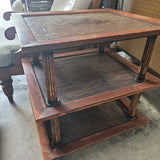 Square Side Table Pair