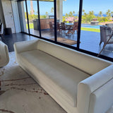 RH Cream Curved Sofa