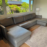 American Leather Comfort Sleeper Sectional Sofa