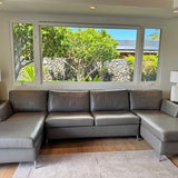 American Leather Comfort Sleeper Sectional Sofa