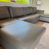 American Leather Comfort Sleeper Sectional Sofa