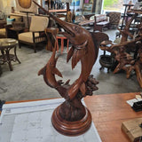 Wooden Fish Sculpture
