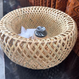 Woven Rattan Light Fixture