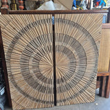 Uttermost 2 Carved Pine Wall Panels