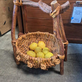 Rustic Twig Bentwood Basket