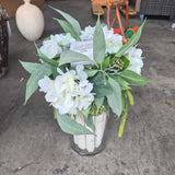 Faux White/Tropical Arrangement
