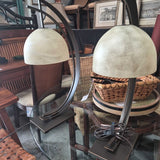 Modern Table Lamp Set with Frosted Glass Shades