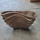 Bronze Finish Wave Centerpiece