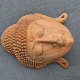 Carved Wooden Buddha Wall Art