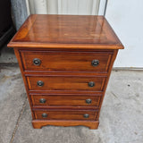 Traditional Four Drawer Bedside Chest