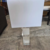 Modern Table Lamp with White Shade