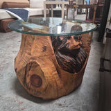 Hand Carved Bear Family Coffee Table