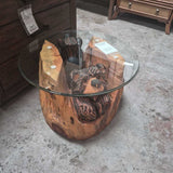 Hand Carved Bear Family Coffee Table