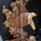 Turtle Carving Monkey Pods