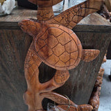 Turtle Carving Monkey Pods