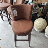 Upholstered Swivel Bar Stool