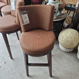 Upholstered Swivel Bar Stool