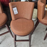 Upholstered Swivel Bar Stool