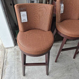 Upholstered Swivel Bar Stool