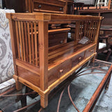 Wooden Console Table with Drawers