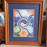 Francene Hart Spiral Communion Framed