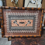 Framed Hawaiian Tapa