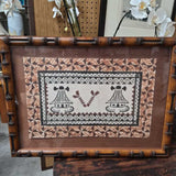 Framed Hawaiian Tapa