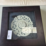 Framed Chinese Style Carved Medallion