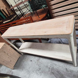 White Washed Console Table