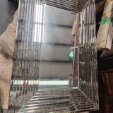 Large Deco Stepped Mirror