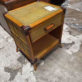Pair Of Pelican Reef Palm Cove Rattan Nightstand