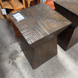Pair of Sculptural Split-Reed Bunching Tables