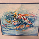Framed Watercolor Artwork by Jackie Leuch