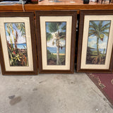 Set Of Three Tropical Botanical Prints