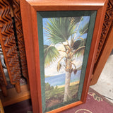 Framed Tropical Palm Tree