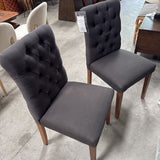 Tufted Dining Chairs pair
