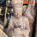 Antique Wooden Figurine of a Buddha