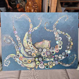 Colorful Octopus Canvas Art Eli Halpin