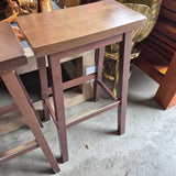 Set of Four Wooden Stools