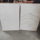 Textured Wall Art Panels Set