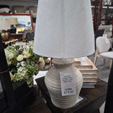 Vintage White Ceramic Lamp Base