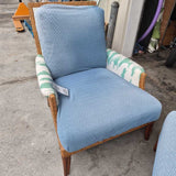 Rattan Woven Chaise Lounge with Cushions
