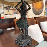 Kaiulani Bronze Hula Dancer Lamp