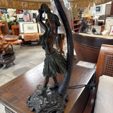 Kaiulani Bronze Hula Dancer Lamp