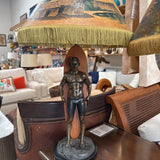 Kai Nalu II Bronze Surfer Lamp