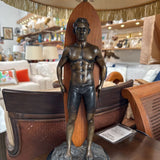 Kai Nalu II Bronze Surfer Lamp